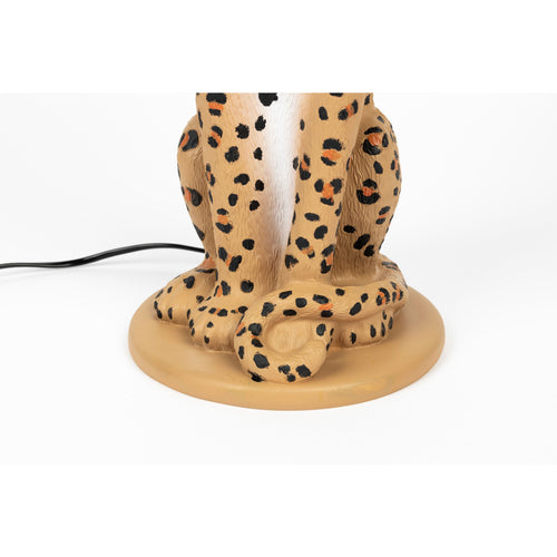 Bold Monkey Proudly Crowned Panther vloerlamp spotted - Beige