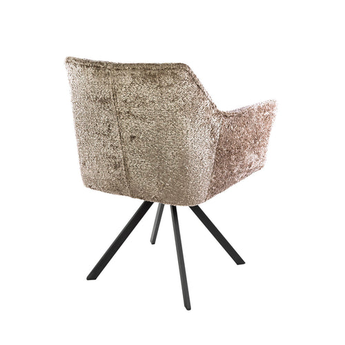 Giga Meubel Eetkamerstoel Alura - Zand - Draaibaar - Set van 2 - vtwonen shop