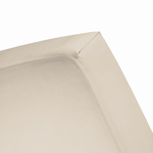 Cinderella - Hoeslaken Flanel matrashoogte 30 cm - 90x200/210 cm - Licht Zand