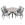 Garden Impressions Tuinset Senja 7-delig sandstone - Tulli tuintafel 220x115xH75 cm