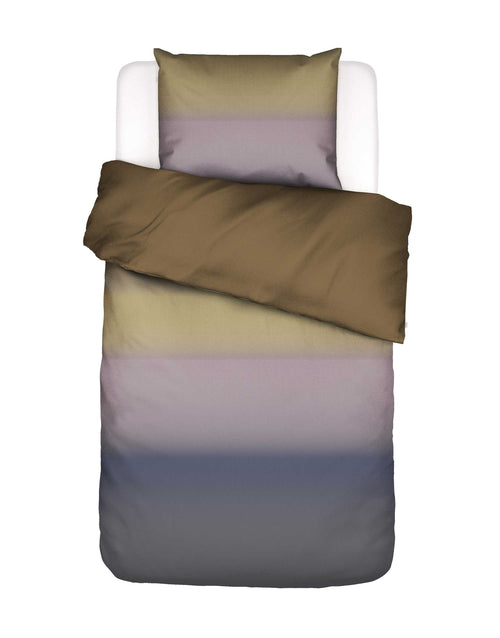 Essenza Seraphina dekbedovertrek - Eenpersoons – 140x200/220 cm - Slate brown