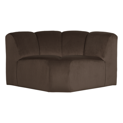 WOOOD hoekelement Mojo - Velvet - Bruin - 74x110x110