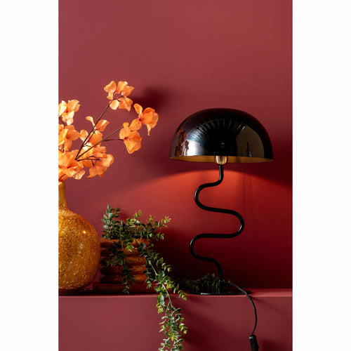 Leitmotiv tafellamp Twist - zwart - 31x31x54cm