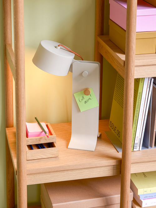 Hübsch tafellamp Crea - aluminium/ijzer - 16x26xh32cm, led