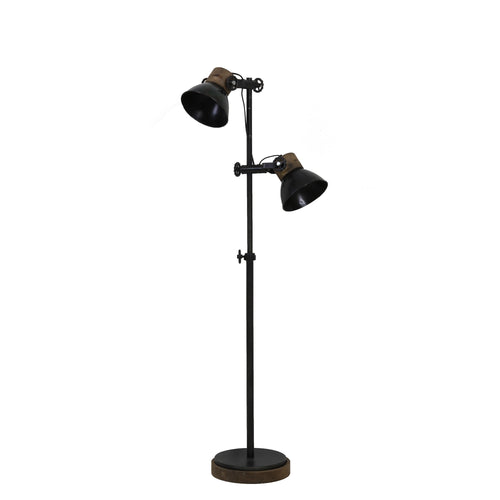 Light & Living vloerlamp Jody - zwart - 40x30x165cm