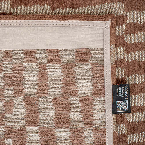 Louis De Poortere binnen & buiten machinewasbaar vloerkleed Structures Berber van 70% gerecycled PET - rood - 170x235cm