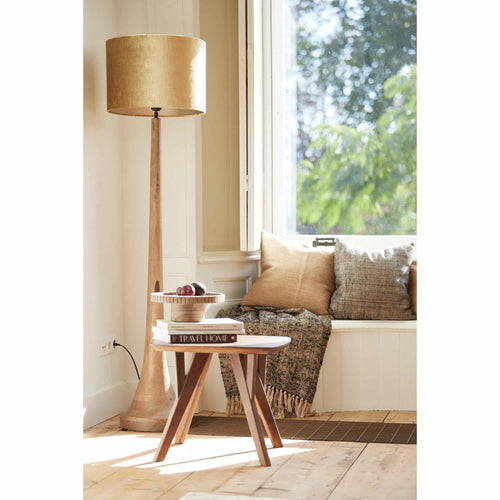 Light & Living vloerlamp Jovany - bruin - Ø25cm