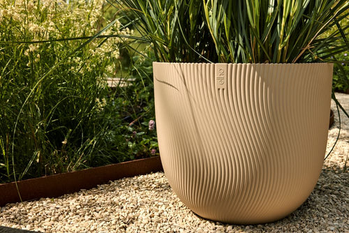 elho sereh rond 60 paddenstoel beige | Bloempot | Geschikt voor buiten