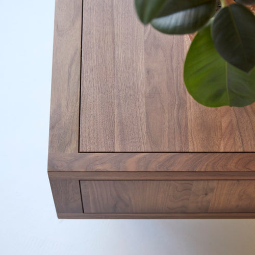 Tikamoon Massief notenhouten salontafel - Donkerbruin - vtwonen shop