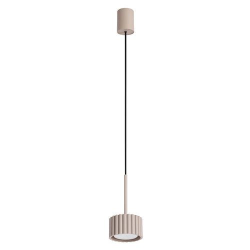 Sollux Lighting Hanglamp AURA 1 taupe Gx53 - 10x10x125cm