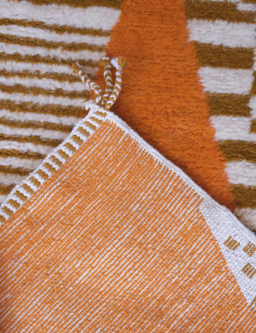 AFK Living vloerkleed Berber - handgemaakt - Wol - 97 x 351 cm - vtwonen shop