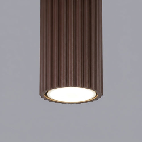 Sollux Lighting Plafondlamp KARBON 10 bruin - 6,5x6,5x10cm