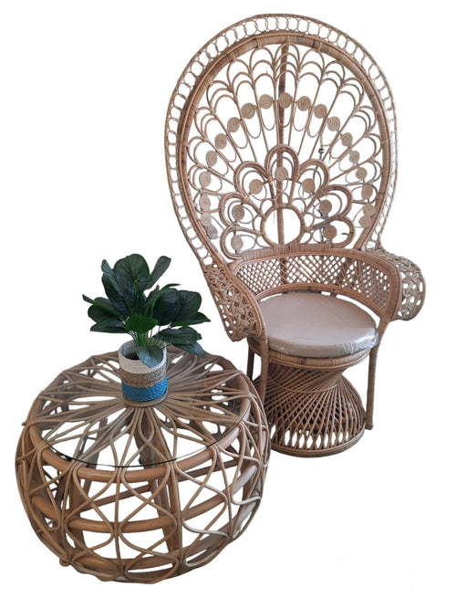 FurniLux Natuurlijke plantenbakken/ Mandenset - 20x20x21cm