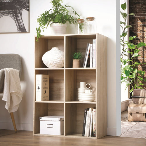 Calicosy - Opbergplank met 6 vakken COMPO -  29.5x61.5x91.5 cm