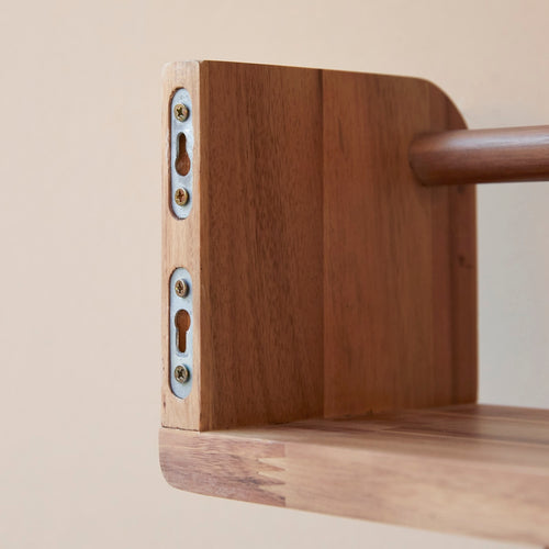 Tikamoon Badkamerplank van massief acaciahout 60 cm - Naturel - vtwonen shop