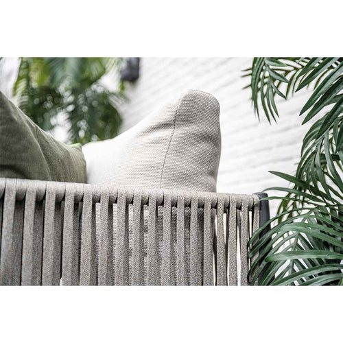 Garden Impressions lounge dining set Tavira grey sand - 4-delig