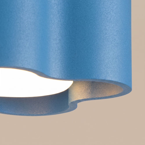 Sollux Lighting Plafondlamp OVIO 1 azuurblauw Gx53 - 12x12x6cm