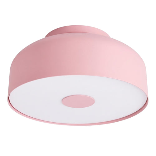 Sollux Lighting Plafondlamp OMIQ roze - 30x30x15cm