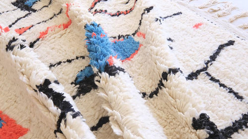 AFK Living vloerkleed Berber - handgemaakt - Wol - 140 x 200 cm