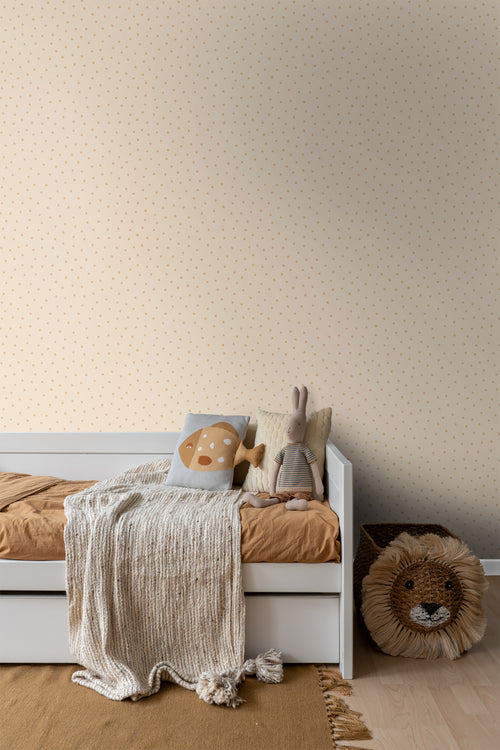 ESTAhome behang stippen beige - 53 cm x 10.05 m - 139722 - vtwonen shop