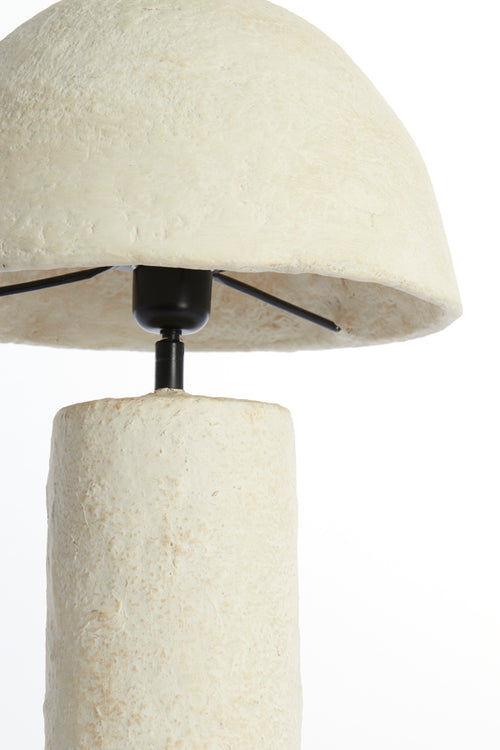 Light & Living tafellamp QAZU - Ø30x48cm - bruin