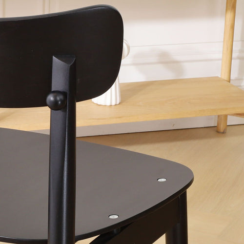 Fameg George Houten Eetkamerstoel Zwart - vtwonen shop