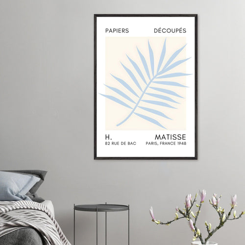 Artfulprints Poster Matisse – Floral reef light blue   - 70x100 cm - Blauw