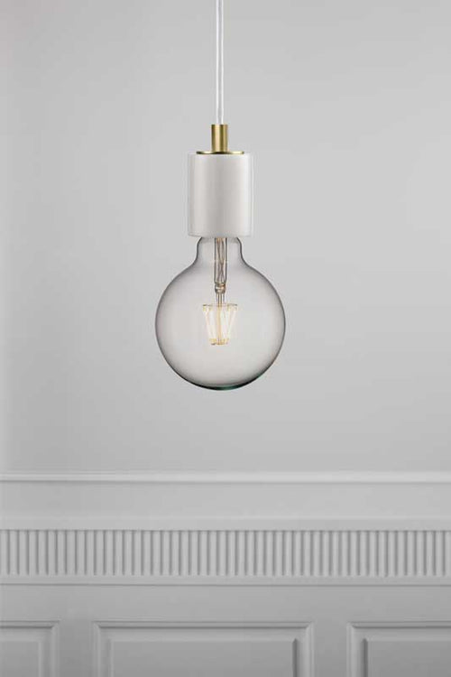 Nordlux Siv Hanglamp - Ø6cm - E27 - Wit