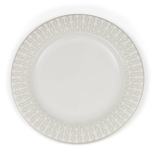 Rivièra Maison Claymont Breakfast Plate - Porselein - Wit / Flax - vtwonen shop