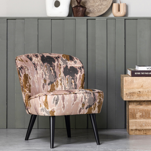 WOOOD salontafel Balk Too- Hout - Naturel - 50x50x35 - vtwonen shop