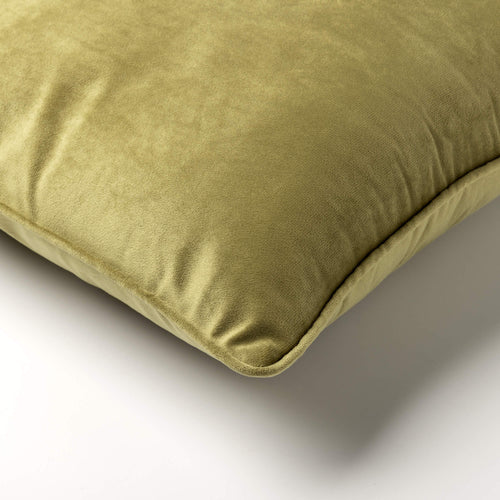 FINN - sierkussen 30x50 cm - velvet - effen kleur - Green Moss - groen