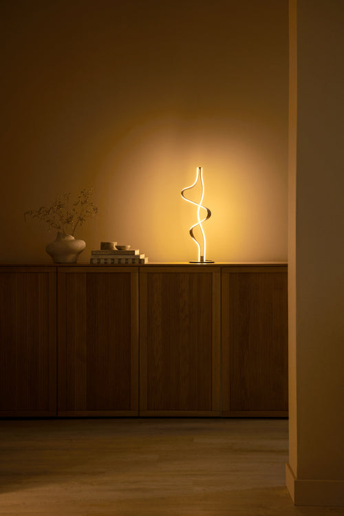 Lucide tafellamp LAMBADA - Geïntegreerde LED - Champagne kleur