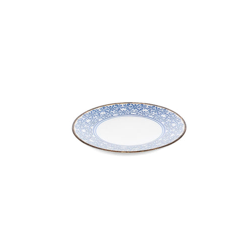 Bonbistro - Plat bord 21cm blauw Azul - Set van 6