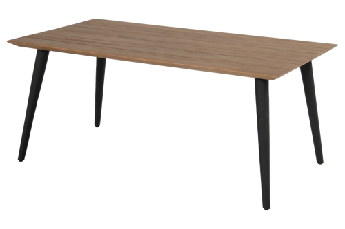 Hartman Tuintafel Sophie Studio - Naturel - Zwart Teak - 170x100x76cm