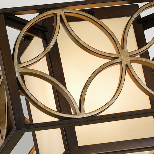 Elstead Remy - 2-lichts Plafondlamp Goud, Brons