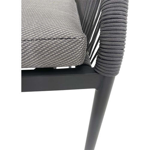 Lesli Living bistrostoel Akita - grijs - 56x62x81cm