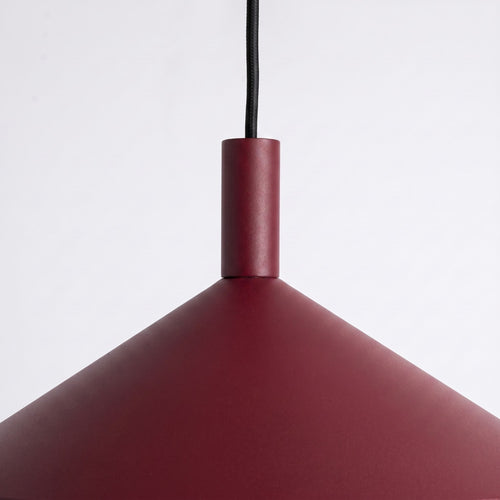 Sollux Lighting Hanglamp NOX 40 bordeaux - 40x40x135cm