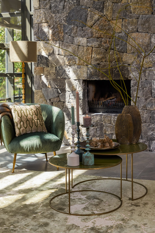 Light & Living kandelaar SHEVA - Ø10x34cm - grijs