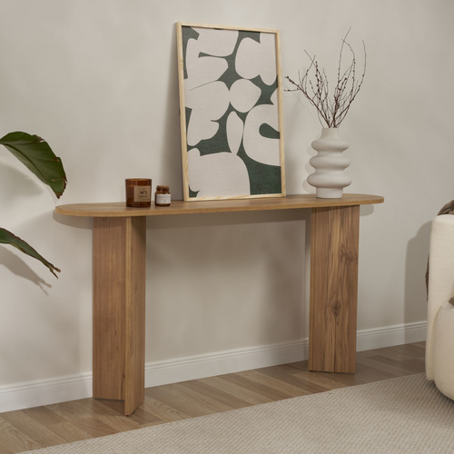 Calicosy - SIRA Design haltafel - Zwart hout - 35x150x75 cm