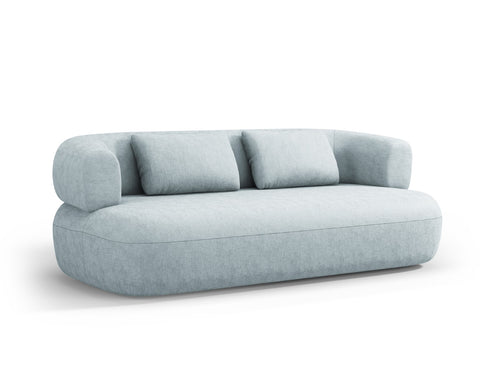 Micadoni Bank Jenny 3-zits, chenille, lichtblauw - 90x178x73cm