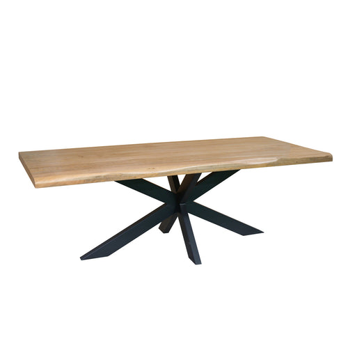 Starfurn Eettafel Dakota - Boomstam Naturel Hout - 220x100x76cm