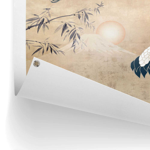 Reinders tuinposter Kraanvogels in goud - 80x60cm