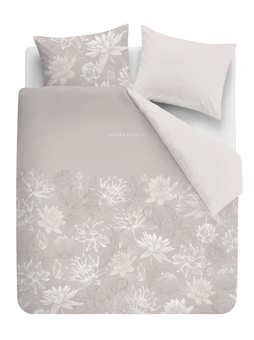 Rivièra Maison Dekbedovertrek Amelia - 260 x 200/220 cm - Taupe
