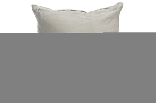 J-Line kussen Stonewashed - linnen - groen - vtwonen shop