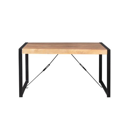 Starfurn Eettafel Britt - Rechthoekig Naturel Hout - 140x80x76cm