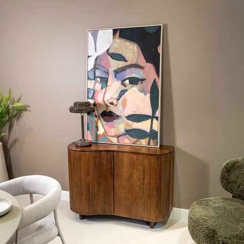 DÉJA Living Dressoir Ubeda - Donkerbruin Hout - 110x45x80cm