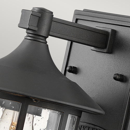 Elstead Hinkley Freeport Outdoor Wandlantaarn Getextureerd Zwart, IP44