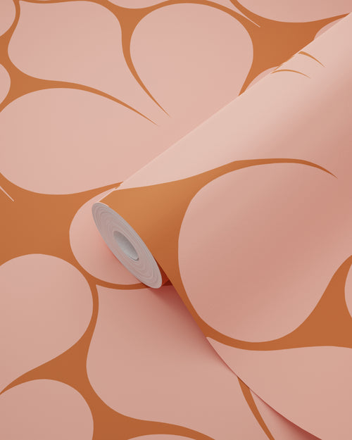 ESTAhome behang retro ornamenten terracotta - 50 x 900 cm - 131561 - vtwonen shop