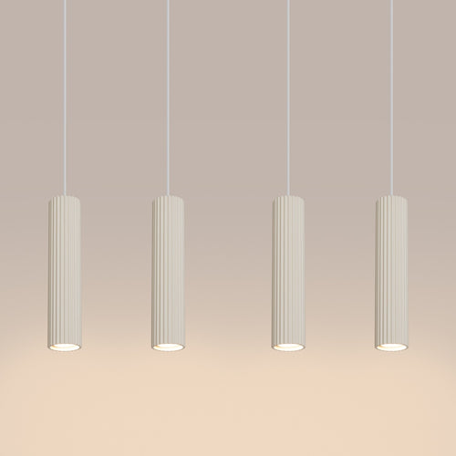 Sollux Lighting Hanglamp KARBON 4L beige - 81x5x120cm