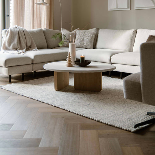 Mrcarpet Wollen vloerkleed Beige/gemeleerd Gotland 200x290cm (populair) - vtwonen shop